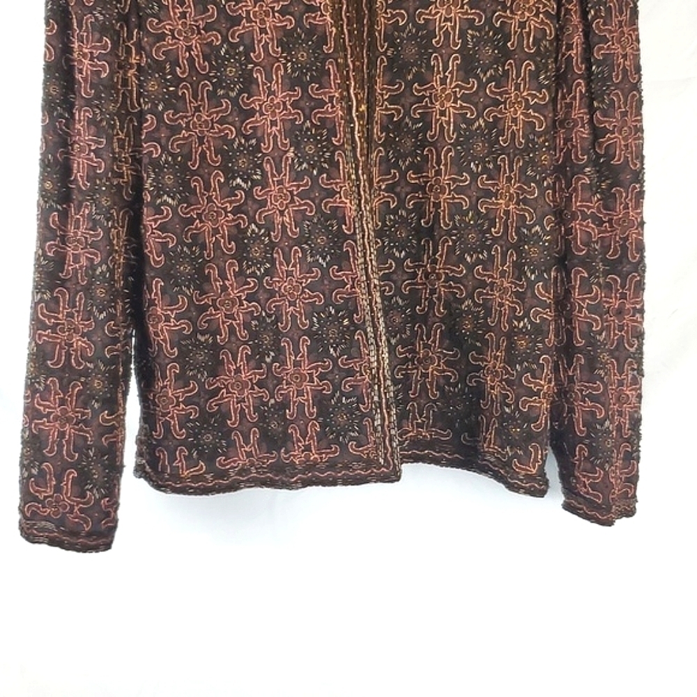 Vintage Gunit Silk Beaded Evening Jacket - Picture 3 of 7